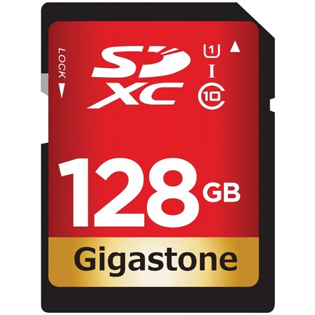 Gigastone Prime Series 128GB SDXC Card GS-SDXC80U1-128GB-R